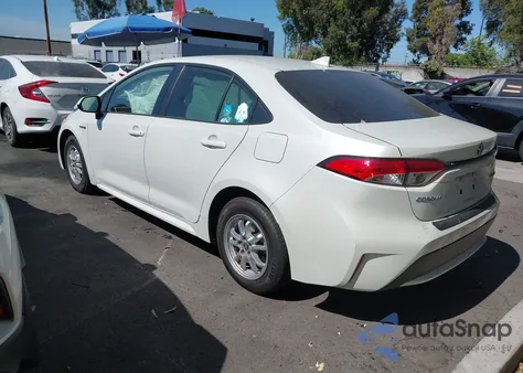 2021 Toyota Corolla Le z USA, uszkodzony, nr VIN JTDEAMDE6MJ016090